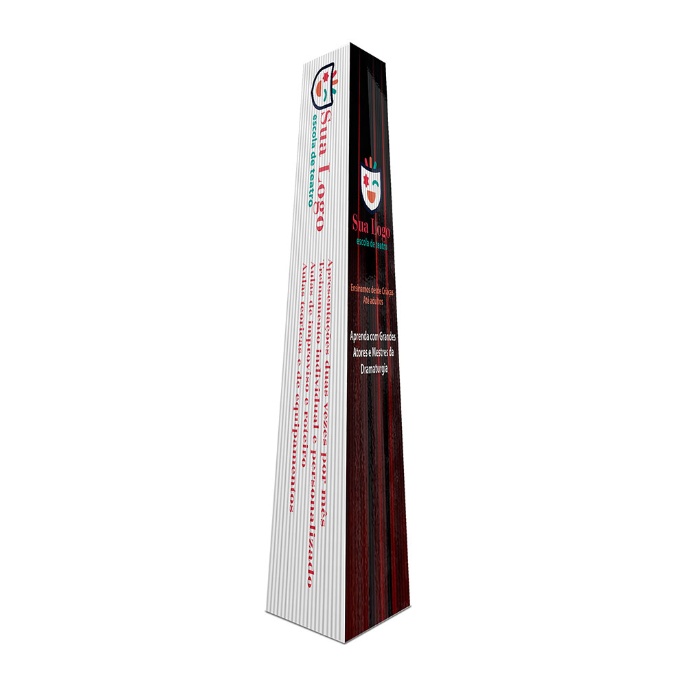 Totem Pirâmide de Polionda 3mm
