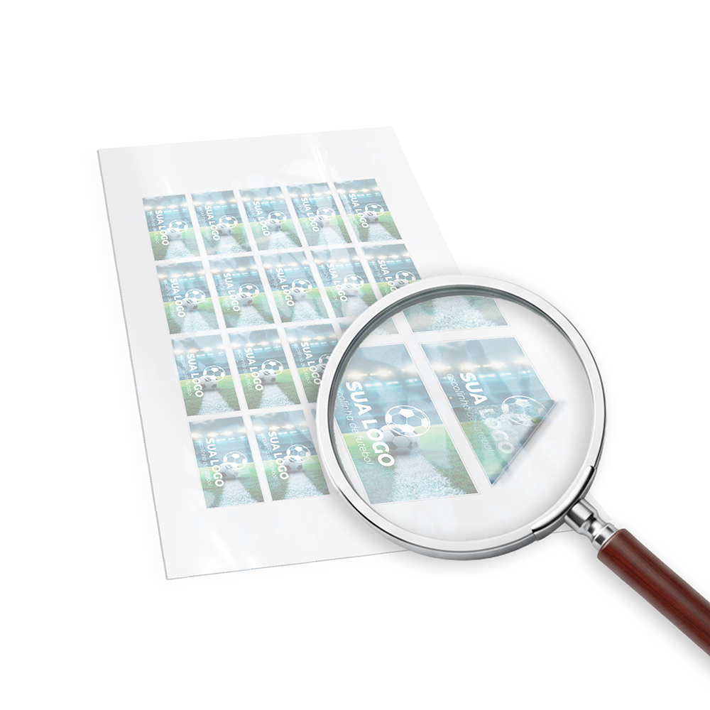 Adesivos Rótulos Folha Bopp Transparente (50x100mm)