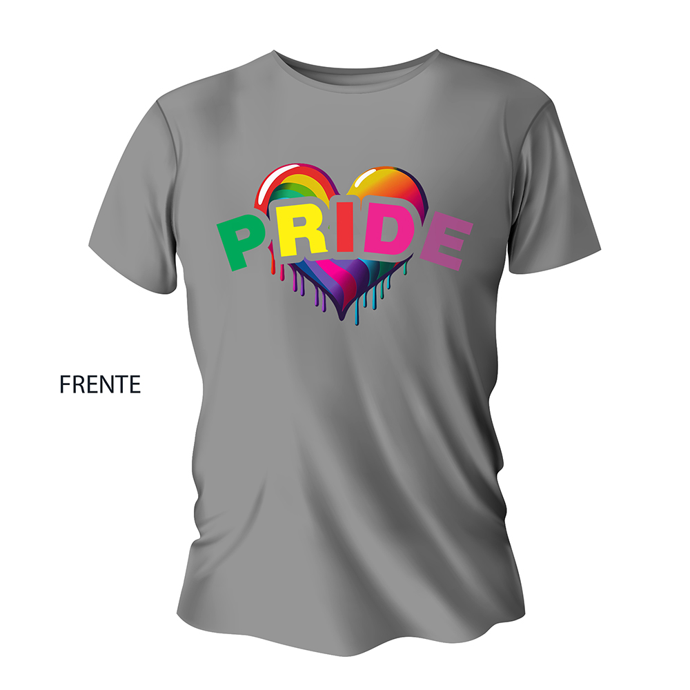 Camisa de Algodão Cinza Impressão DTG A4 (Tamanhos Diversos)