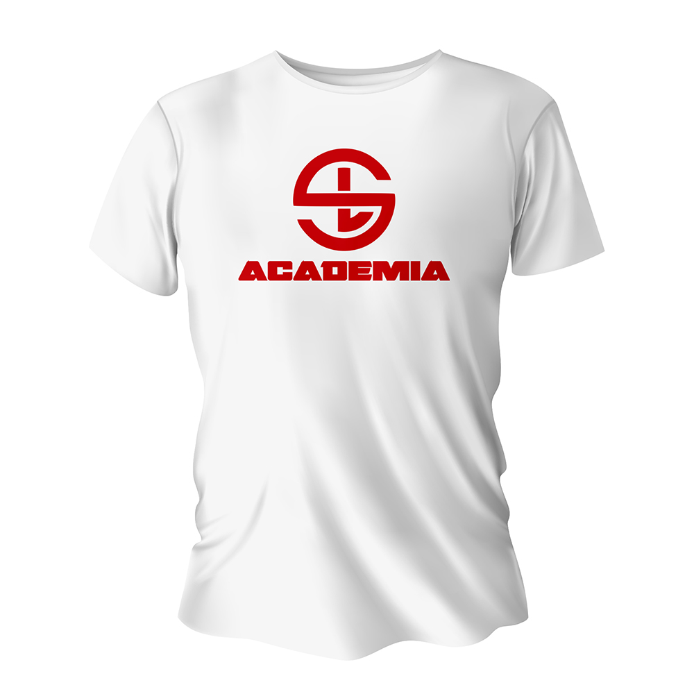 Camisa de Algodão Branca Impressão Silk A4 (Tamanhos Diversos)