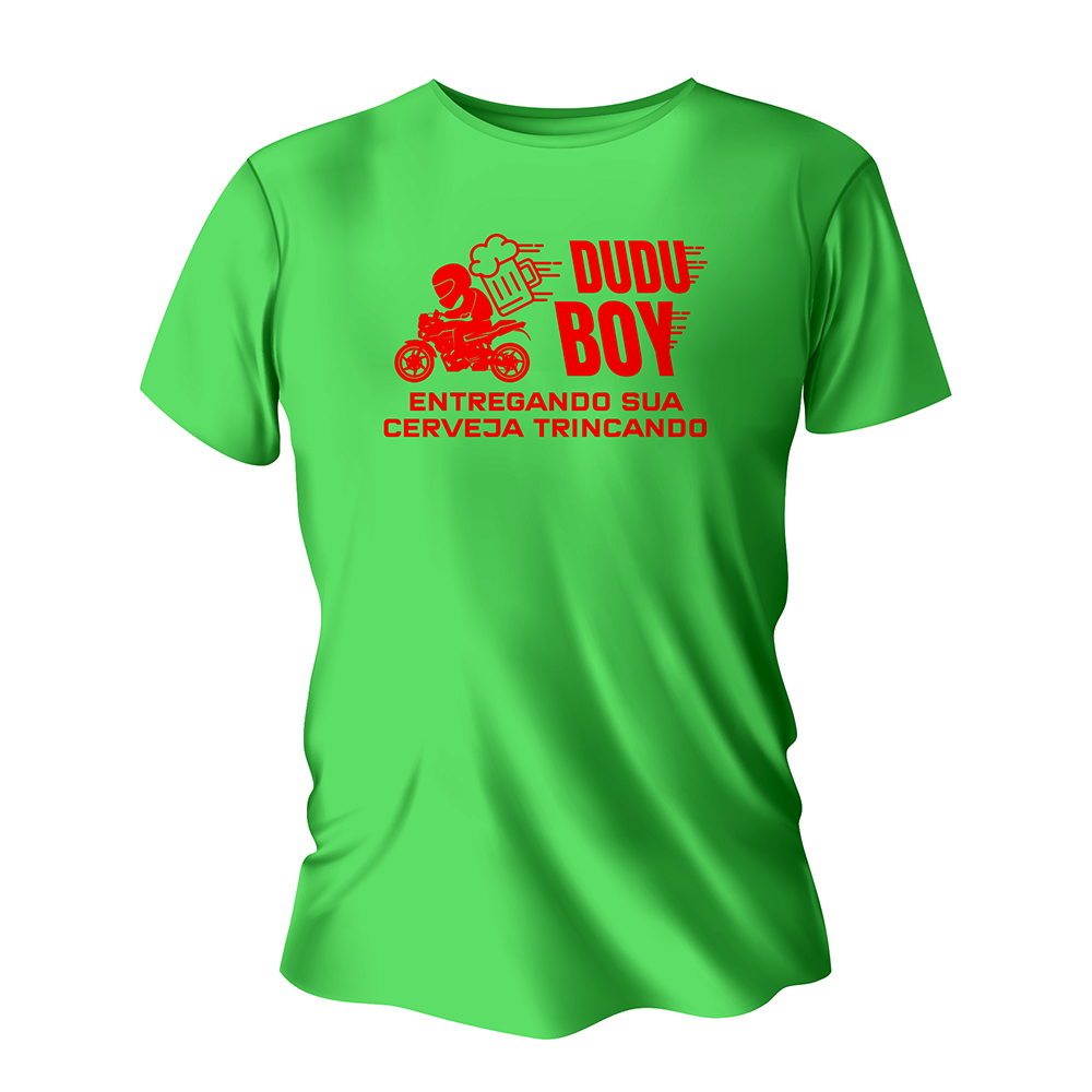 Camisa de Algodão Verde Limão Impressão Silk A4 (Tamanhos Diversos)