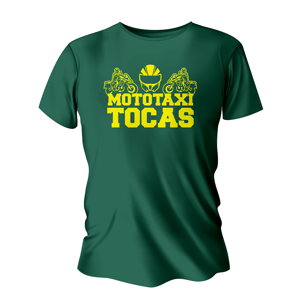 Camisa de Algodão Verde Musgo Impressão Silk A4 (Tamanhos Diversos)