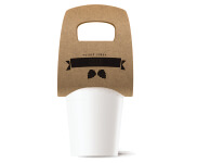 Suporte De Copos Kraft 250g Sem Laminação E Sem Verniz Com 01 Und