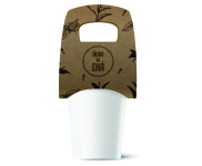 Suporte De Copos Kraft 250g Sem Laminação E Sem Verniz Com 01 Und