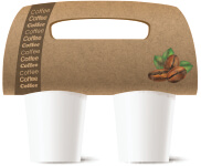 Suporte De Copos Kraft 250g Sem Laminação E Sem Verniz Com 02 Und