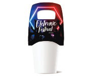 Suporte De Copos Pvc 0,50mm Premium Branco Com 01 Und