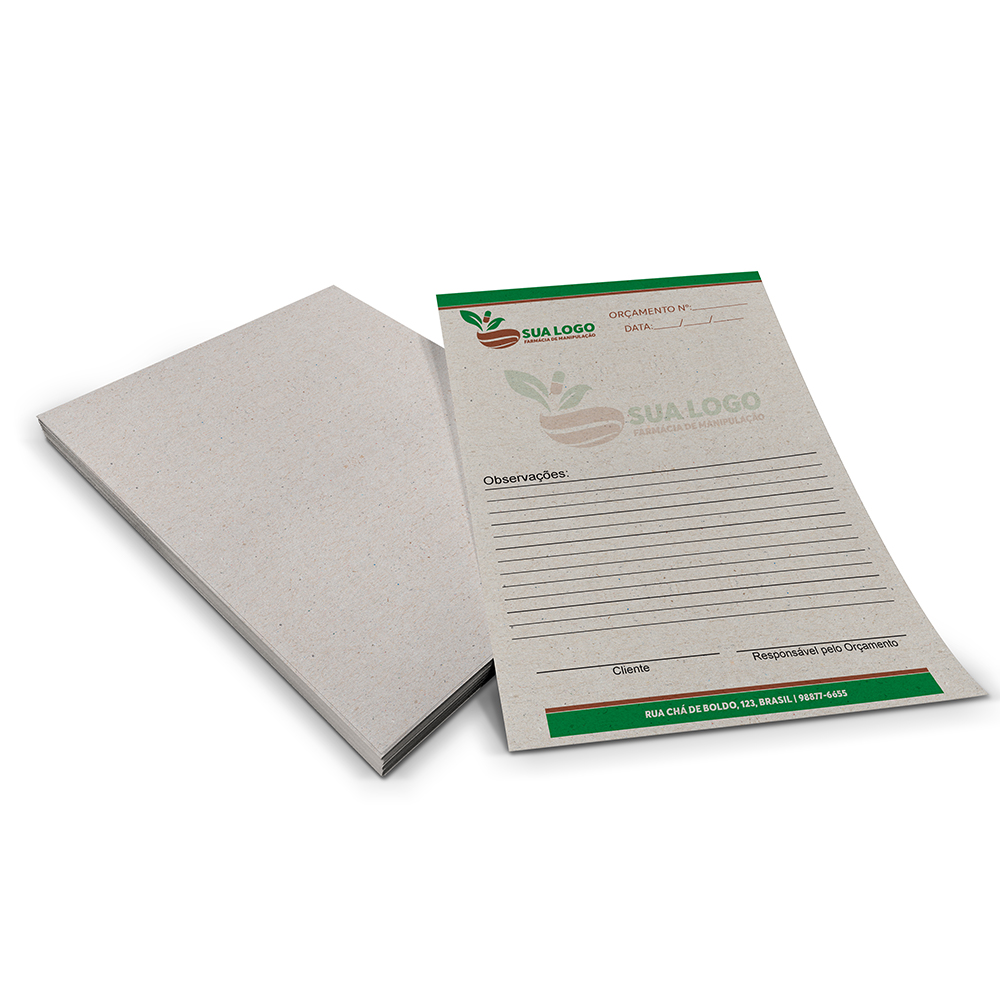 Papel Timbrado Reciclato 90g (150x210mm)