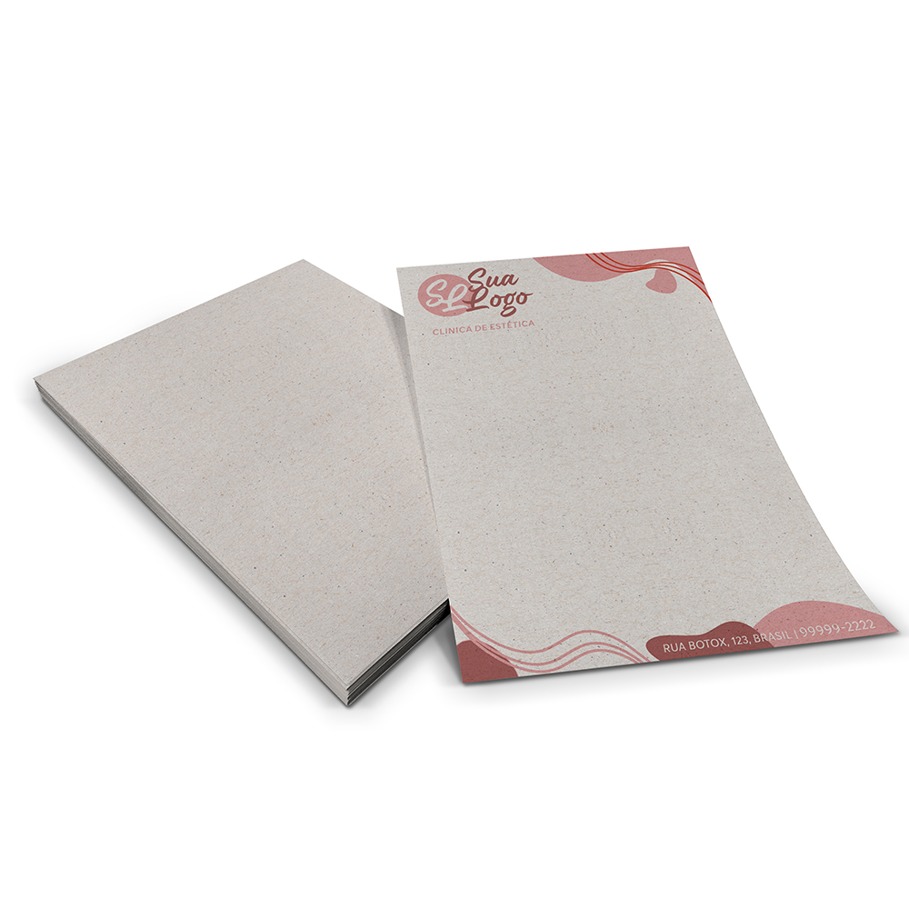 Papel Timbrado Reciclato 90g (105x150mm)