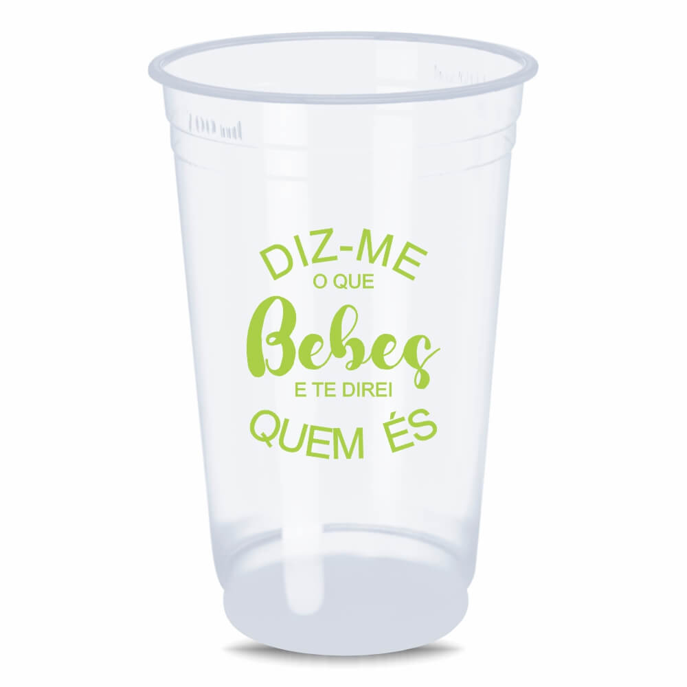 Copo Descartável 300ml Impressão Silk Transparente