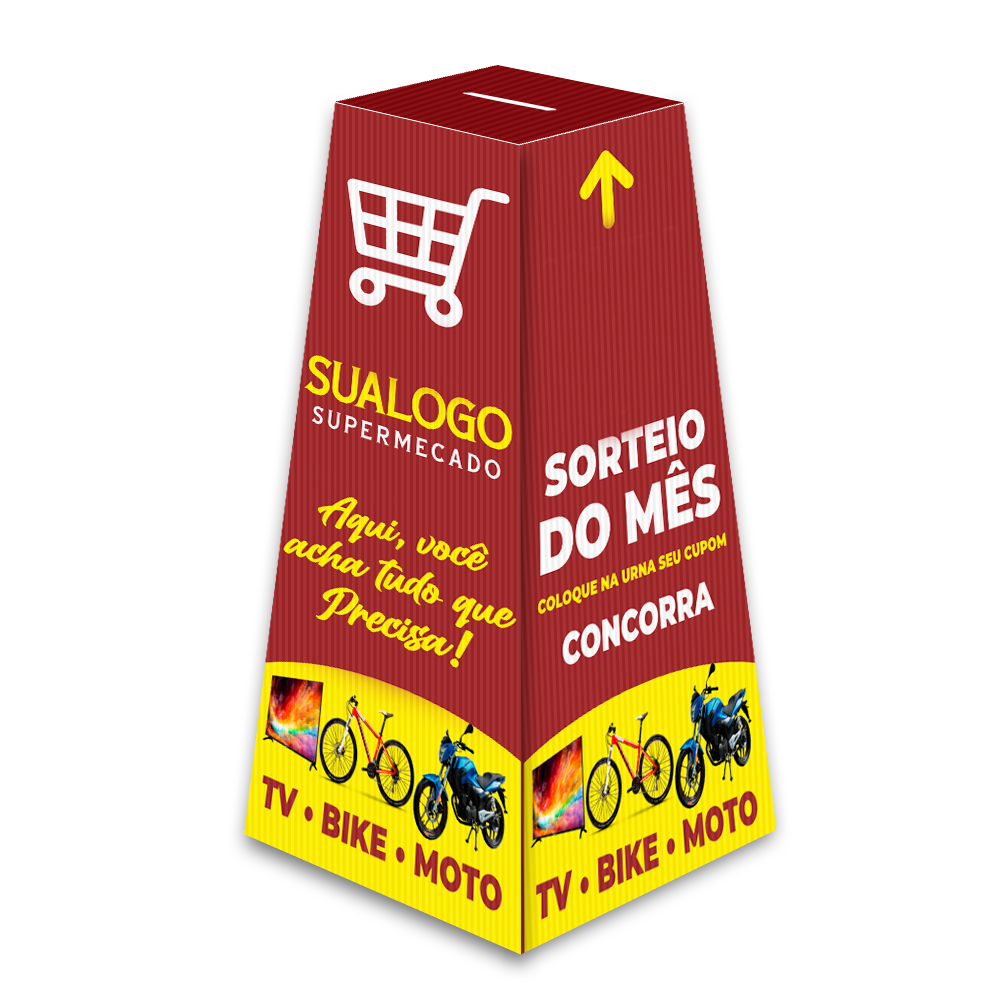 Urna Personalizada Polionda 3mm (350x700mm)
