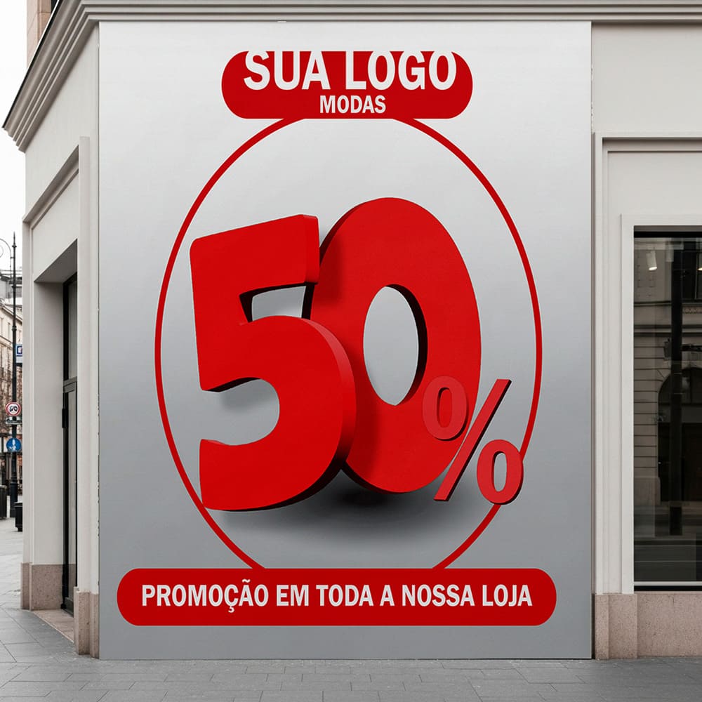 Adesivos Metro Quadrado Vinil Branco Fosco