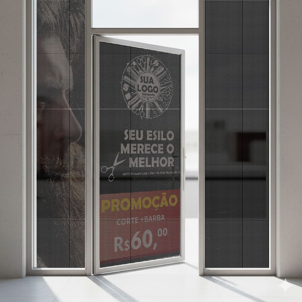 Adesivos Metro Quadrado Vinil Micro Perfurado Citru